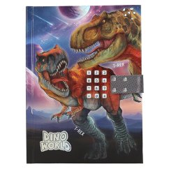 Zápisník na kód Dino World