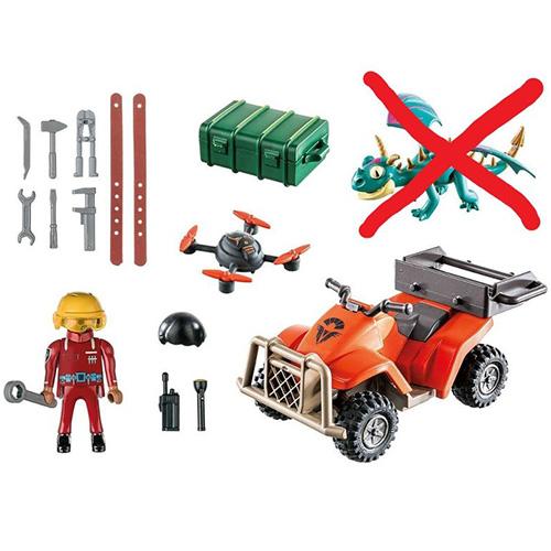 Nine Realms, Phil on a Quad Bike Playmobil 71085