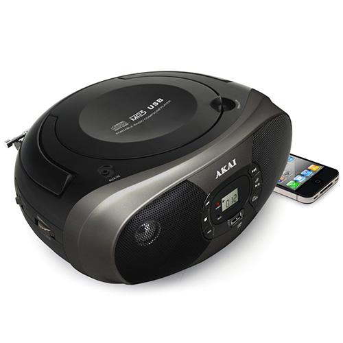 AKAI BM004A-614 Black Portable CD Player