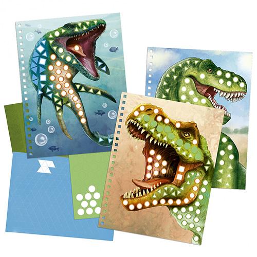 Kreatives Set mit Aufklebern Dino World Sticker your picture