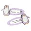 Princess Mimi glitter hair clips penguins