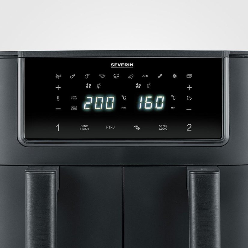 Severin FryLight "Dual" FR 2463 black hot air fryer
