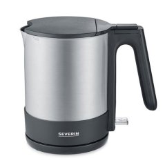 Wasserkocher Severin WK 3409 Edelstahl/Schwarz