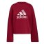 Dámská mikina Adidas W UFORU SWT - Farbe: Rot, Größe: S