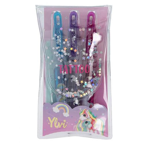 Tattoo-Set Ylvi Unicorns & Stars