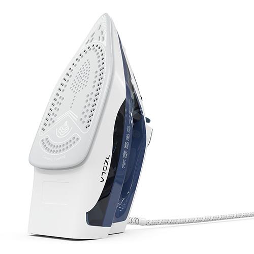 Tesla IR301BL steam iron, white and blue