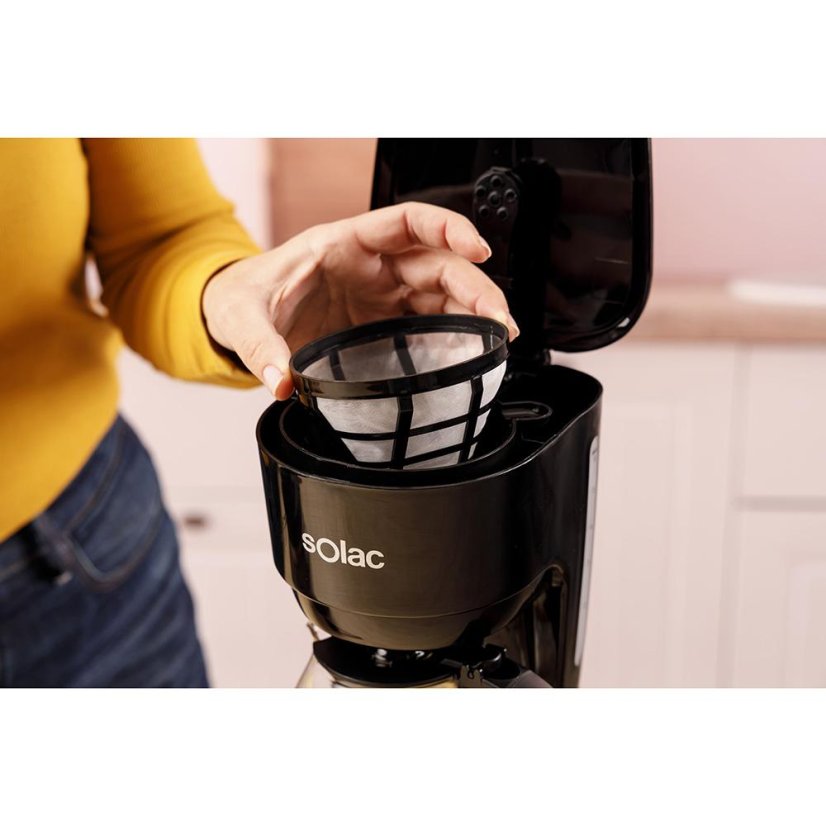 Solac Coffee 4 You Mini CF4037 kávéfőző, fekete