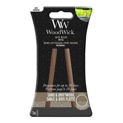 Tyčinky do auta WoodWick, Sand & Drifwood