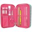 Three-tier neon pencil case with Top Model Lizzy, Fergie & Jill accessories