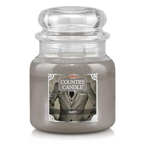 Country Candle medium, Grey