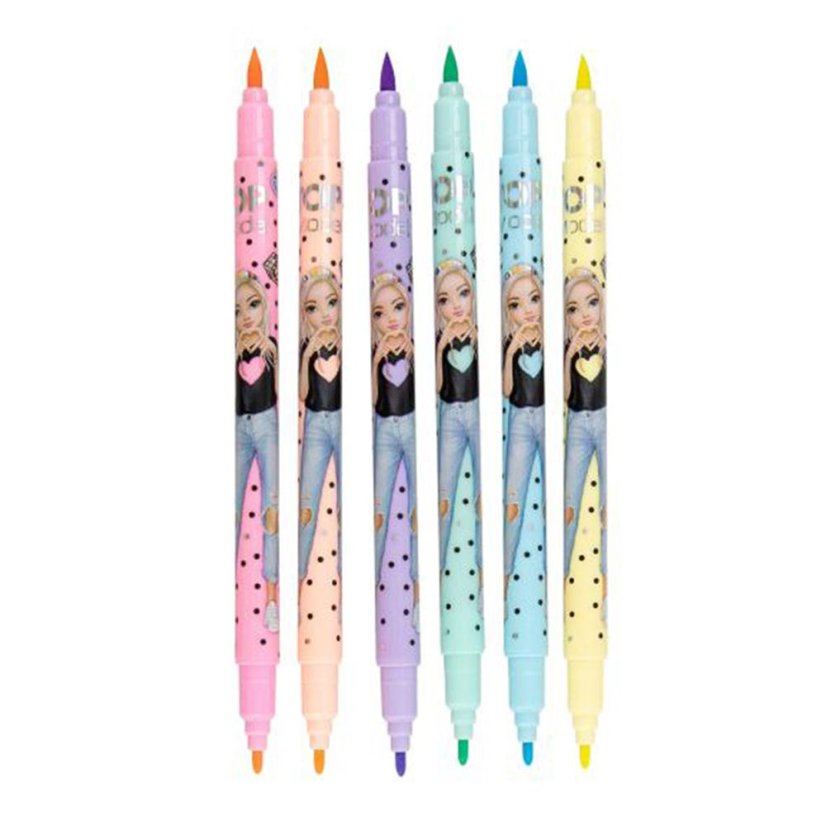 Sada obojstranných pastelových fixiek Top model