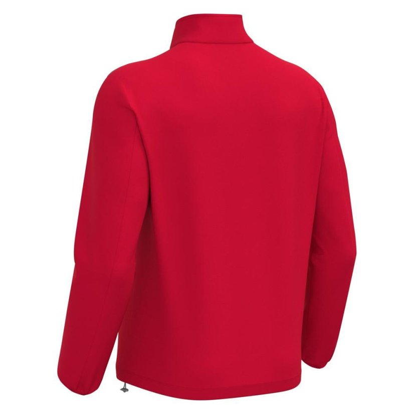 Macron Havel T-Shirt mit 1/4-Reißverschluss - Farbe: Rot, Größe: 3XS