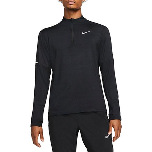 Pánké triko Nike Dri-FIT Element 1/2 Zip - Farbe: Schwarz, Größe: XL