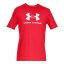 Herren-T-Shirt Under Armour SPORTSTYLE LOGO SS - Farbe: Rot, Größe: S