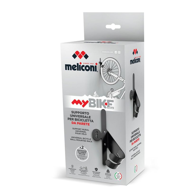 Uchwyt ścienny do roweru Meliconi 489002 czarny
