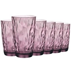 Bormioli Rocco Diamond Cooler Glass Lila glasses