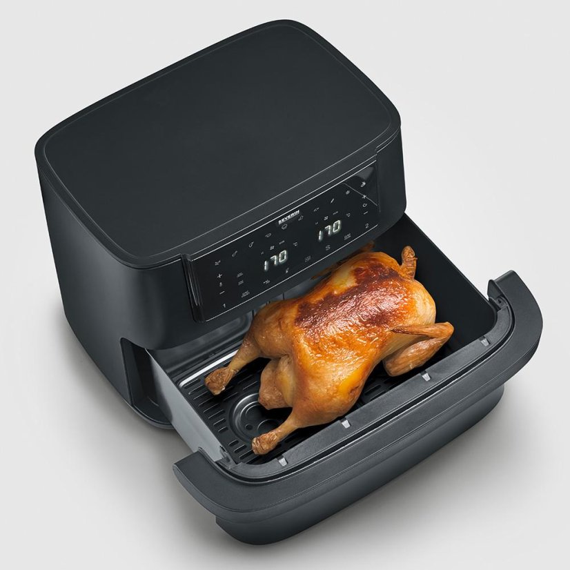 Severin FryLight Flex-Max-Dual FR 2490 black hot air fryer