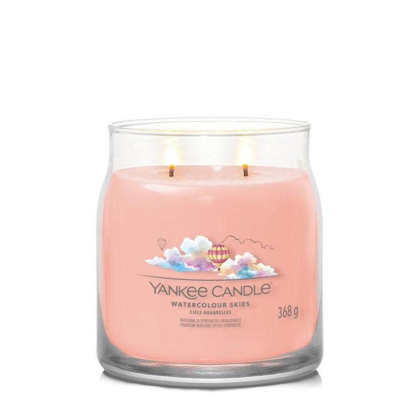 Yankee candle Signature Kerze mittelgroß, Watercolour Skies