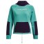 Under Armour Rival + Fleece Hoodie für Damen - Farbe: Grün, Größe: L
