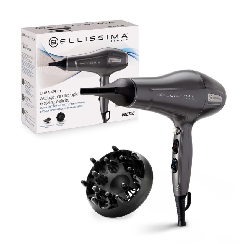 Bellissima Ultra Speed 11859 fekete hajszárító