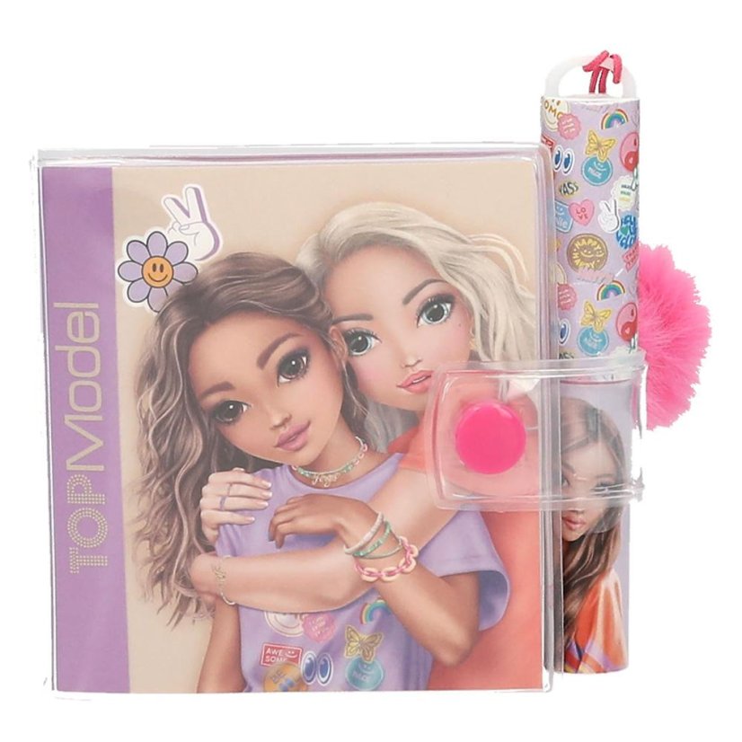 Mini jegyzetfüzet golyóstollal Top Model Girl Power