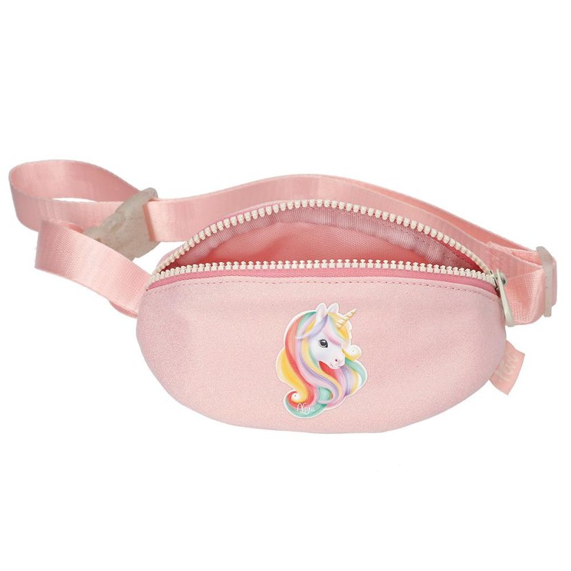 Ylvi Sugar Pop Unicorn Print Crossbody Belt Bag