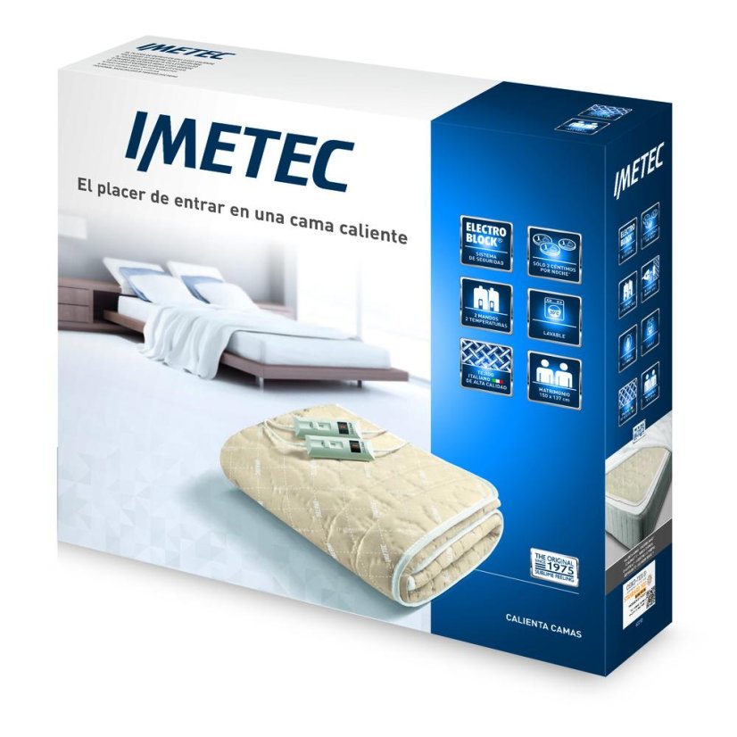 Koc grzewczy Imetec Underblanket Poly Double 6221 beżowy
