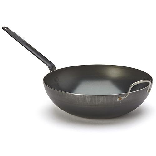 Blue Carbon 5217.32 blue steel wok pan, 32 cm