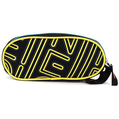 Piórnik szkolny Target Oval Neon Yellow/Black 17297