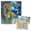 Kreatywny zeszyt z naklejkami Dino World Sticker World