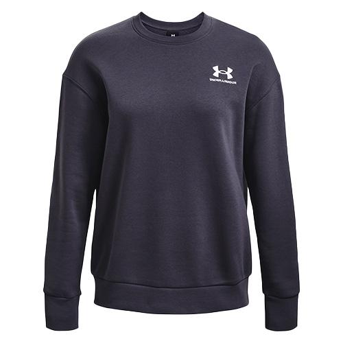 Damen-Sweatshirt Under Armour Essential Fleece Crew - Farbe: Schwarz, Größe: L