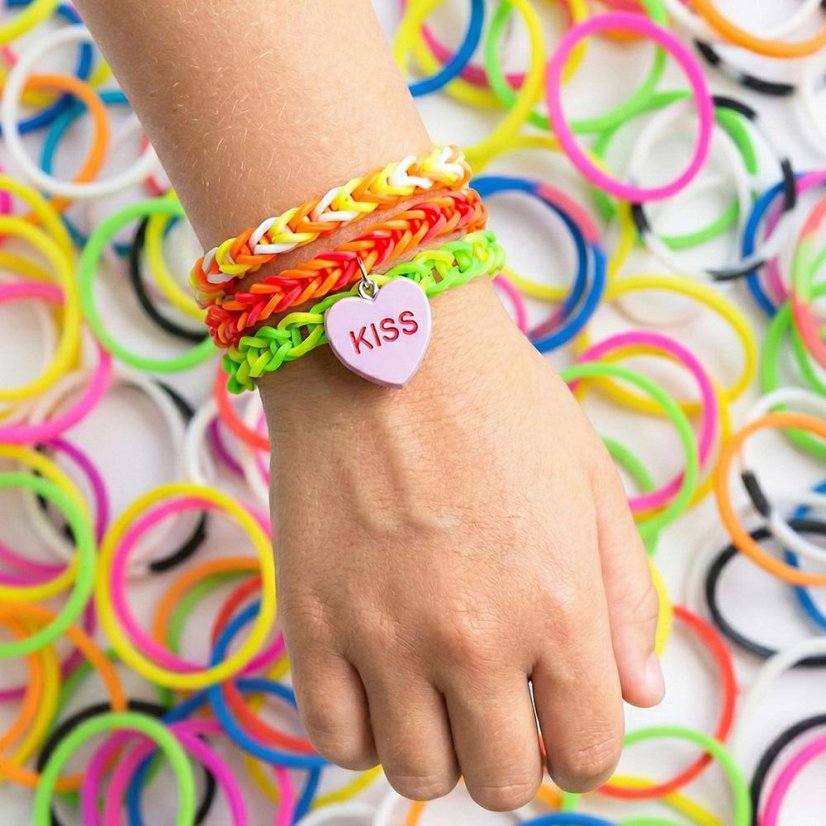 Kreativset zur Herstellung von Gummiband-Armbändern „Top Model“
