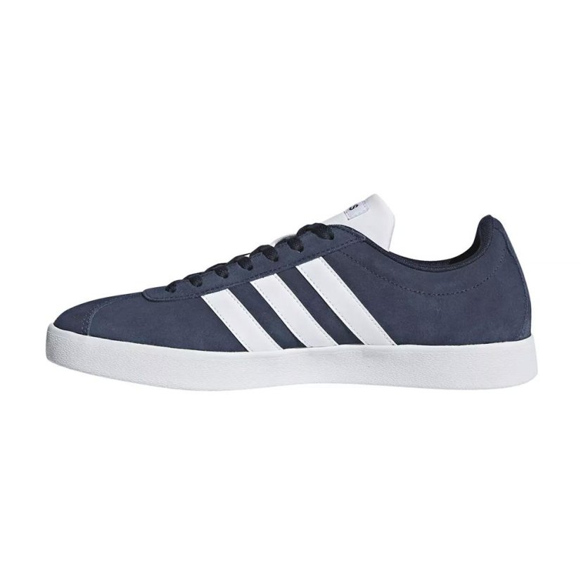 Adidas VL Court 2.0 Men’s Casual Shoes - Color: Blue, Size: 36 2/3