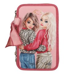 Three-tier pencil case with Top Model Leoheart accessories