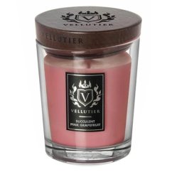 Svíčka Vellutier střední, Succulent Pink Grapefruit