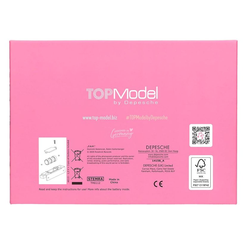 Šperkovnica na kód so zvukovým efektom Top Model Christy