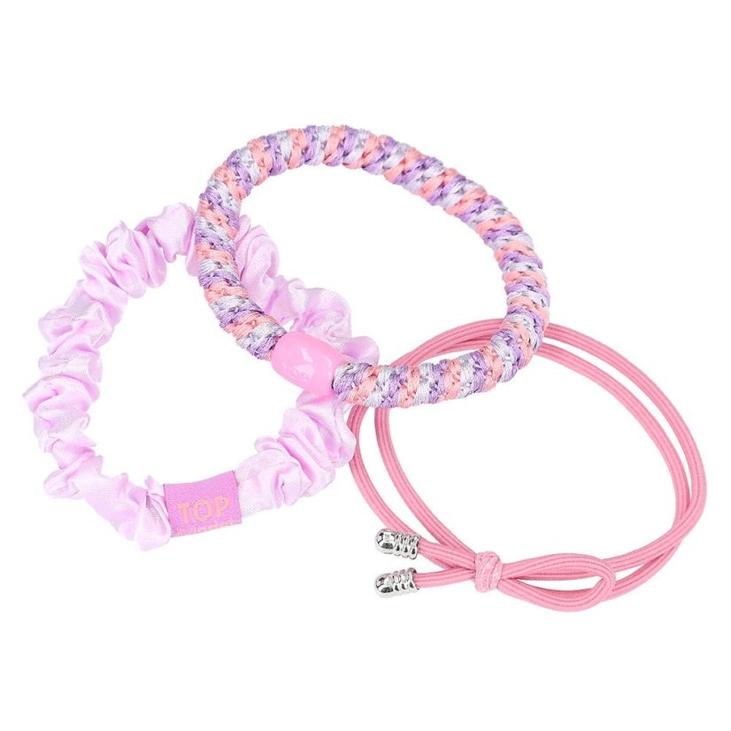 Set of elastic hair ties Top Model Talita