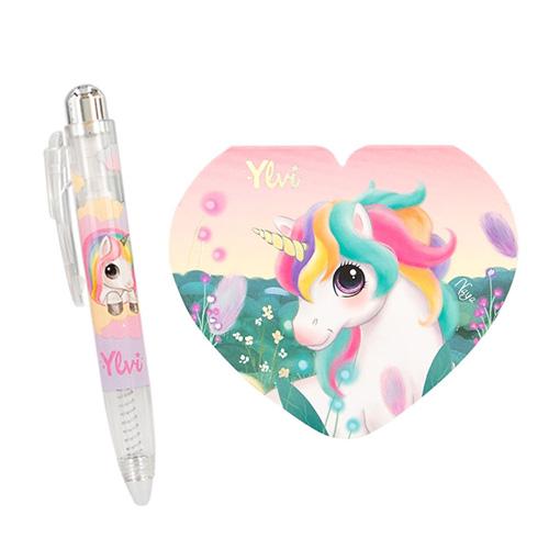Notepad with Ylvi Believe in Unicorns pen