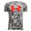 Chłopięca koszulka Under Armour Tech BL Printed SS - Kolor: Szary, Rozmiar: 149-160