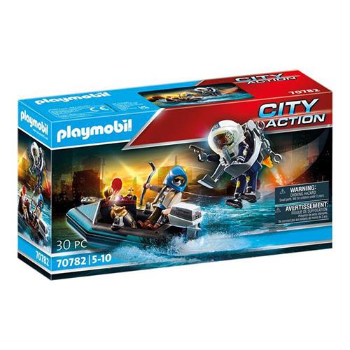 Playmobil 70782 rendőr sugárhajtású hátizsákkal