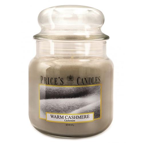Price's Candles közepes méretű gyertya, Warm Cashmere