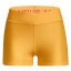 Women's Under Armour Armour Mid Rise Shorty Shorts - Color: Black, Size: L