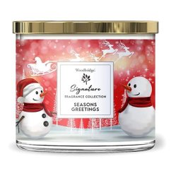 Svíčka Woodbridge Signature, Seasons Greetings