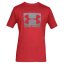 Herren-T-Shirt Under Armour Boxed Sportstyle SS - Farbe: Rot, Größe: L