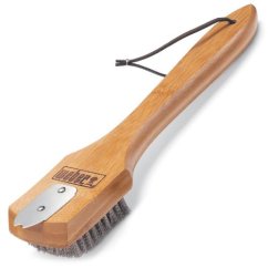 Grilovací kartáč Weber, s bambusovou rukojetí, 30 cm