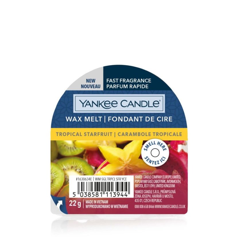 Yankee candle illatgyanta 22 g, Tropical Starfruit
