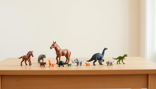 Figurines and animals