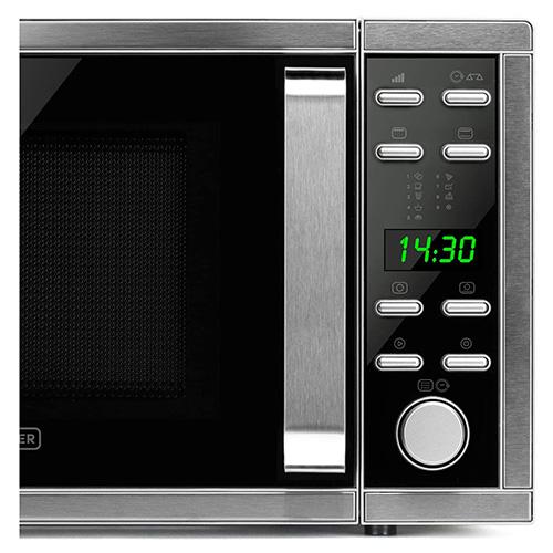 Black+Decker BXMZ901E digitális mikrohullámú sütő, ezüst