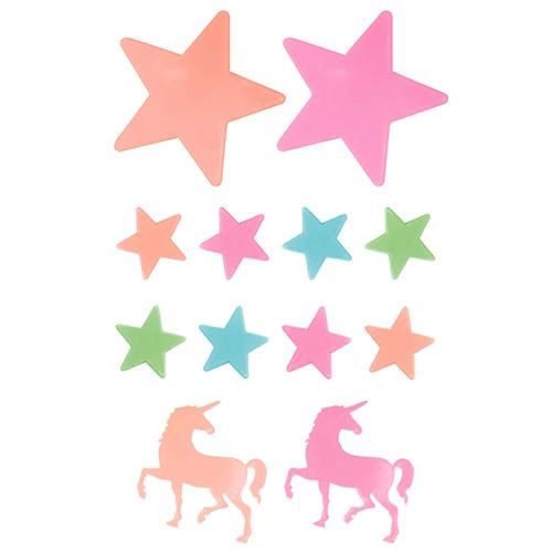 Sada samolepiek svietiacich v tme Ylvi, Unicorns & Stars