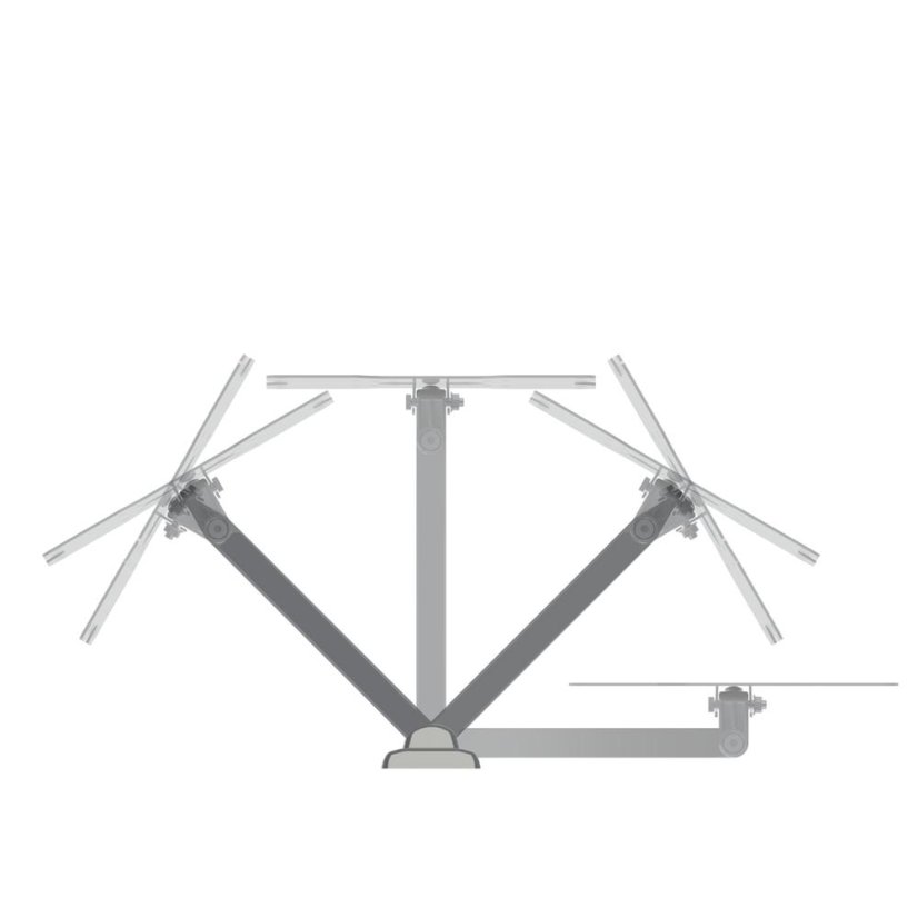 Meliconi 580458 Flatstyle FR200 TV-Halterung, schwarz